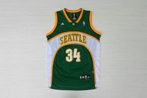 Maillot De Basket Seattle Supersonics Ray Allen 34 Eyed Tennis Fans Vert